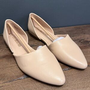NIB Dream Pairs Nude Cut-Out Flats